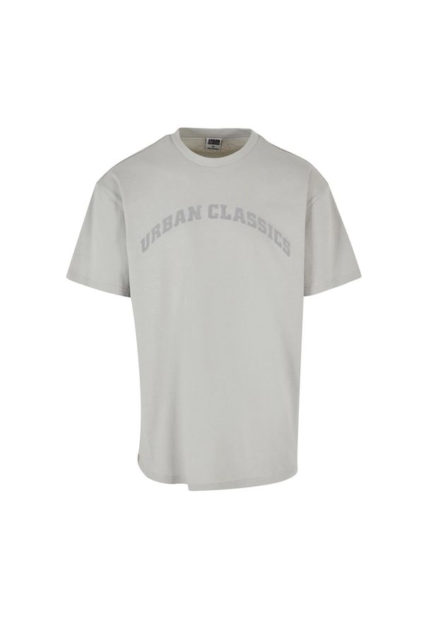 Urban Classics - Męska Koszulka Z Logo Łuku. Kolor: szary. Sport: turystyka piesza