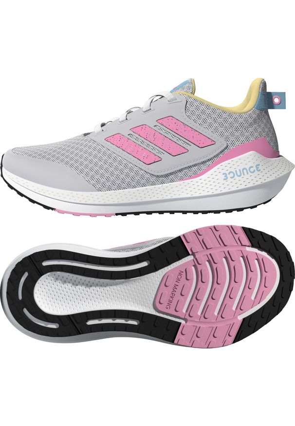 Adidas - Buty do biegania dla dzieci adidas EQ21 2.0. Kolor: szary