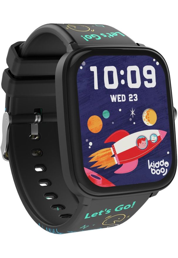 Atmosphera - Zegarek Smartwatch Dla Dziecka Smart Watch Krokomierz Gry / Kidoboo Czarny / 019 Lite C2. Rodzaj zegarka: smartwatch. Kolor: czarny