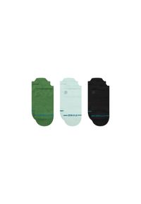 Skarpety Stance Icon Low Tab 3 Pack. Kolor: zielony. Sport: turystyka piesza