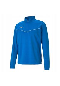 Puma - Męska Bluza Team Rise. Kolor: niebieski