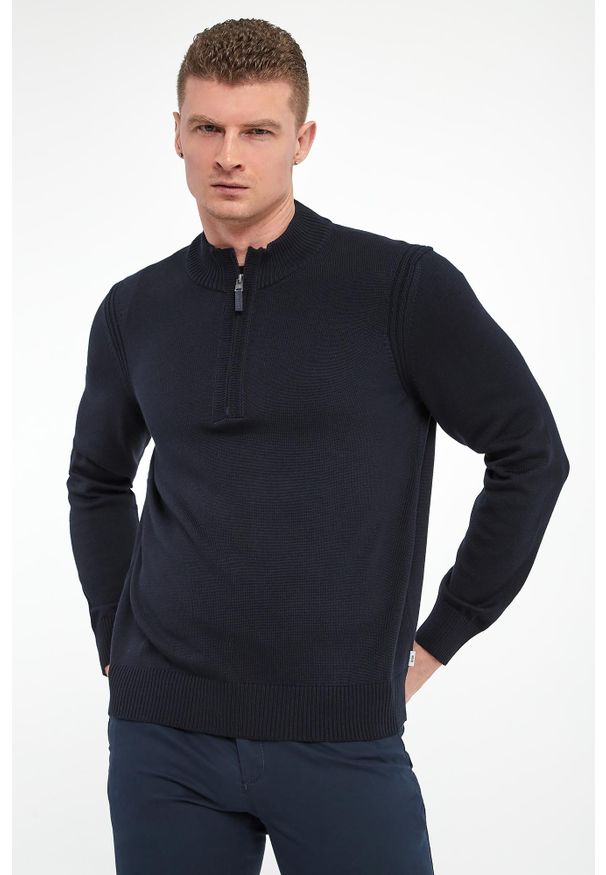 Sweter męski z wełną Steffen BRAX. Materiał: wełna