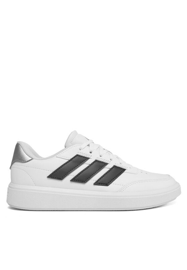 Adidas - adidas Sneakersy Courtblock IF6493 Biały. Kolor: biały. Materiał: skóra