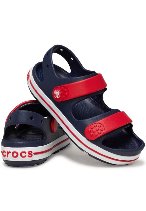 Dziecięce sandały Crocs CROCBAND. Kolor: biały, czerwony, wielokolorowy, niebieski