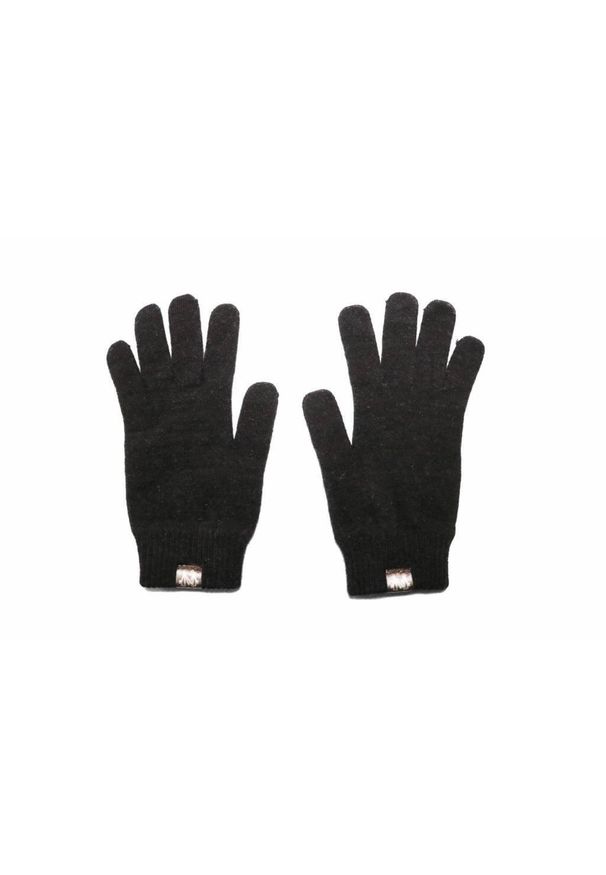 WEFT - Rękawiczki Possum/Merino unisex z długimi palcami. Kolor: zielony, wielokolorowy, czarny, brązowy. Materiał: skóra, wełna