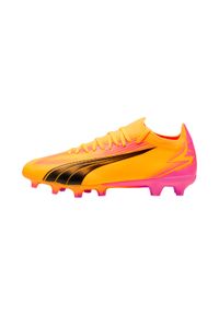 Buty do piłki nożnej Puma Ultra Match FG/AG. Kolor: pomarańczowy. Szerokość cholewki: normalna