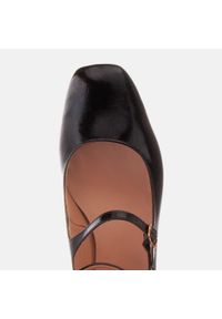 Marco Shoes Czółenka w stylu Mary Jane czarne. Kolor: czarny. Materiał: skóra #5