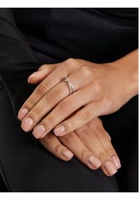 Swarovski Pierścionek Hyperbola 5691231 Srebrny. Materiał: metalowe. Kolor: srebrny #5