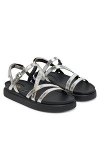 Clarks Sandały Arisetella Rose 26181261 Srebrny. Kolor: srebrny. Materiał: skóra #5