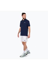 TECNIFIBRE - Polo Tecnifibre Pique Pro. Typ kołnierza: polo. Kolor: niebieski. Sport: tenis