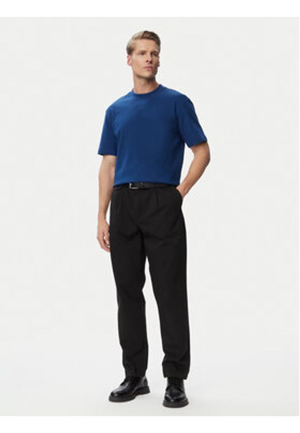 Hugo - HUGO T-Shirt Dapolino 50488330 Niebieski Regular Fit. Kolor: niebieski. Materiał: bawełna