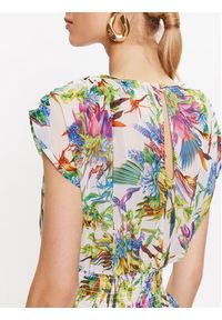 Just Cavalli Sukienka codzienna 74PBO913 Kolorowy Regular Fit. Okazja: na co dzień. Materiał: syntetyk. Wzór: kolorowy. Typ sukienki: proste. Styl: casual #4