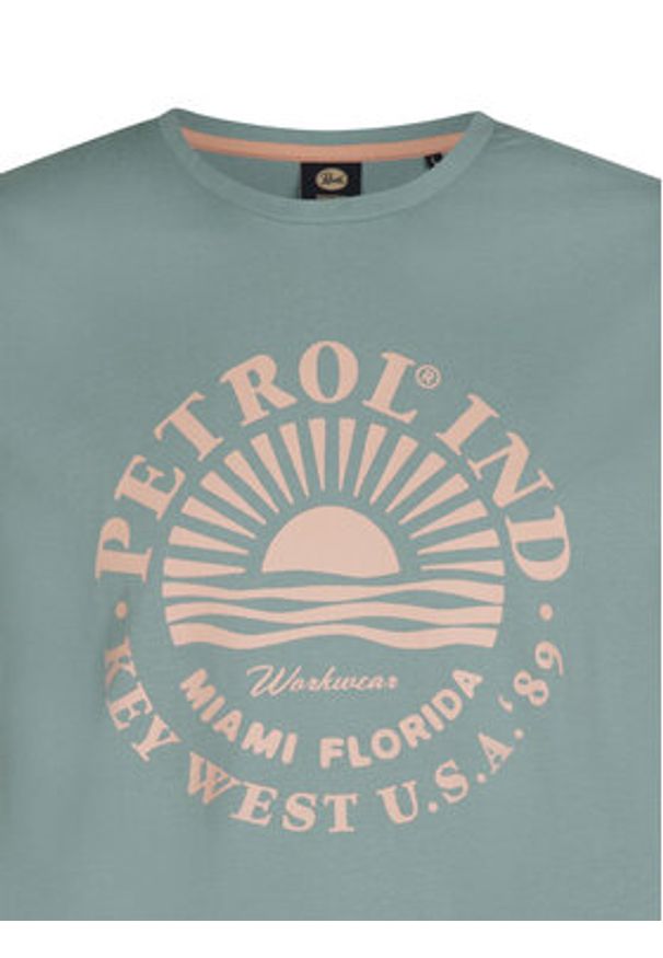 Petrol Industries T-Shirt M-1050-TSR127 Niebieski Regular Fit. Kolor: niebieski. Materiał: bawełna