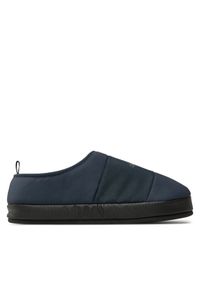 Calvin Klein Jeans Kapcie Home Slipper Mono YM0YM00840 Granatowy. Kolor: niebieski. Materiał: skóra #1