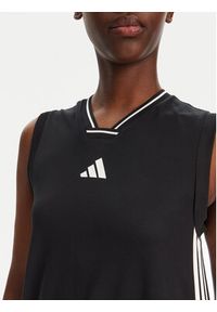 Adidas - adidas Sukienka codzienna Tiro Cut 3-Stripes Soft Mesh JG4118 Czarny Regular Fit. Okazja: na co dzień. Kolor: czarny. Materiał: syntetyk. Typ sukienki: proste. Styl: casual #3