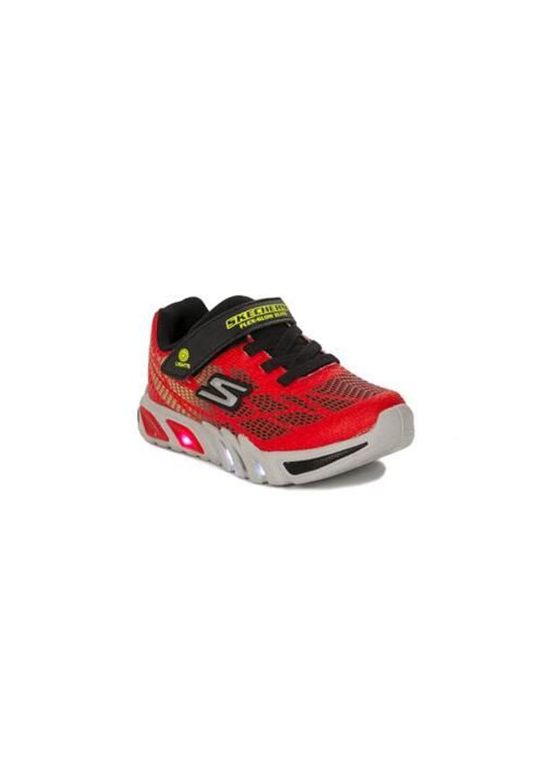 skechers - Buty do chodzenia niemowlęce Skechers 400137NRDBK. Zapięcie: rzepy. Kolor: czerwony. Materiał: materiał, syntetyk, tkanina. Szerokość cholewki: normalna. Model: Skechers Sport. Sport: turystyka piesza