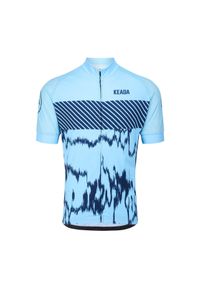KEADA SPORTS - Damska koszulka rowerowa z krótkim rękawem – Signal Four. Kolor: niebieski. Długość rękawa: krótki rękaw. Długość: krótkie. Sport: kolarstwo #1