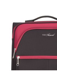 Wittchen - Średnia miękka walizka dwukolorowa. Kolor: wielokolorowy, czarny, czerwony. Materiał: poliester #5
