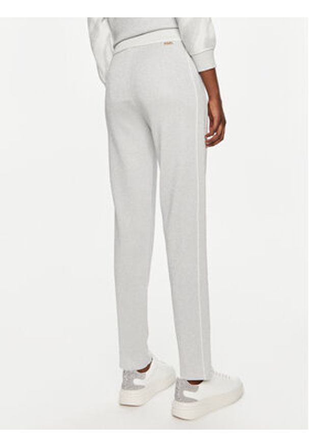 Liu Jo Sport Spodnie dresowe TF4104 MS49I Srebrny Regular Fit. Kolor: srebrny. Materiał: wiskoza