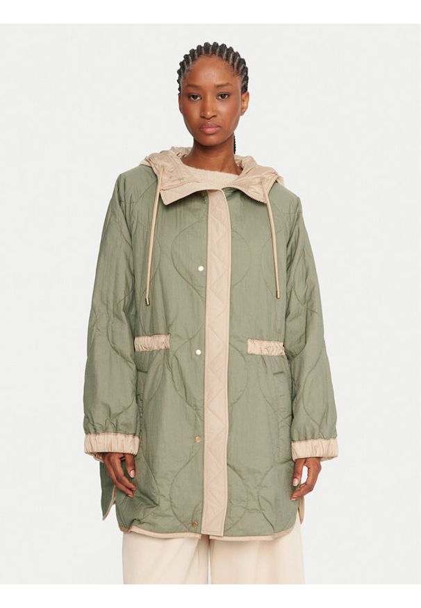 Weekend Max Mara Kurtka przejściowa Alcamo 2525496011 Beżowy Regular Fit. Kolor: beżowy. Materiał: syntetyk