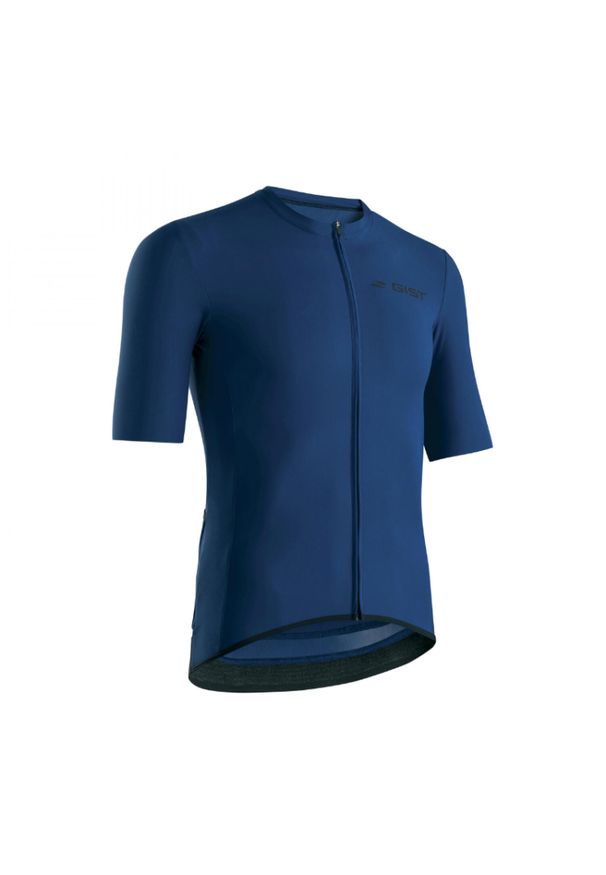 GIST - Koszulka z krótkim rękawem z pełnym zamkiem błyskawicznym Gist Supremo - 5343. Kolor: niebieski. Materiał: jersey. Długość rękawa: krótki rękaw. Długość: krótkie. Sezon: lato. Sport: kolarstwo