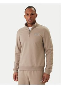 EA7 Emporio Armani Dres 7M001317 AF13512 U6167 Beżowy Regular Fit. Kolor: beżowy. Materiał: bawełna #3