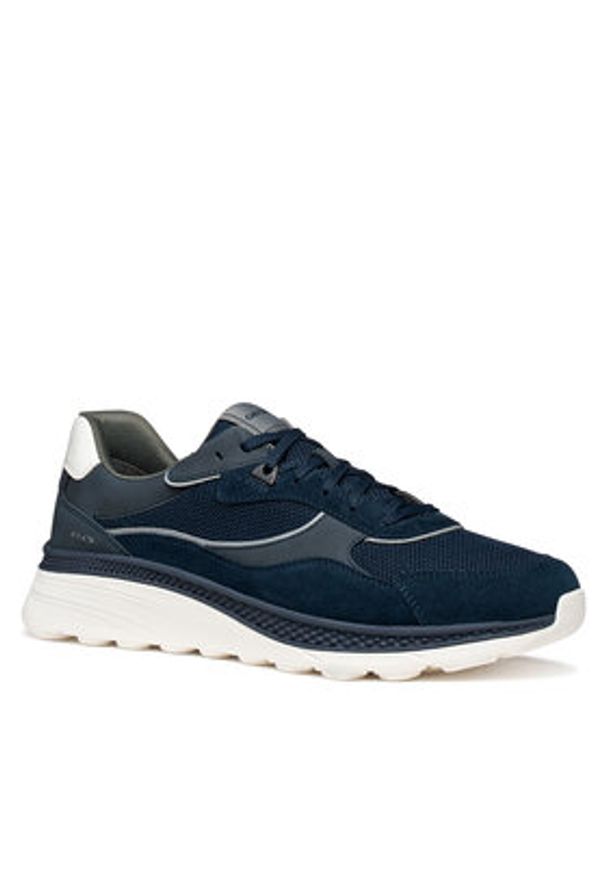 Geox Sneakersy U Spherica Actif X1 U65HUA 000U4 C4002 Granatowy. Kolor: niebieski. Materiał: materiał