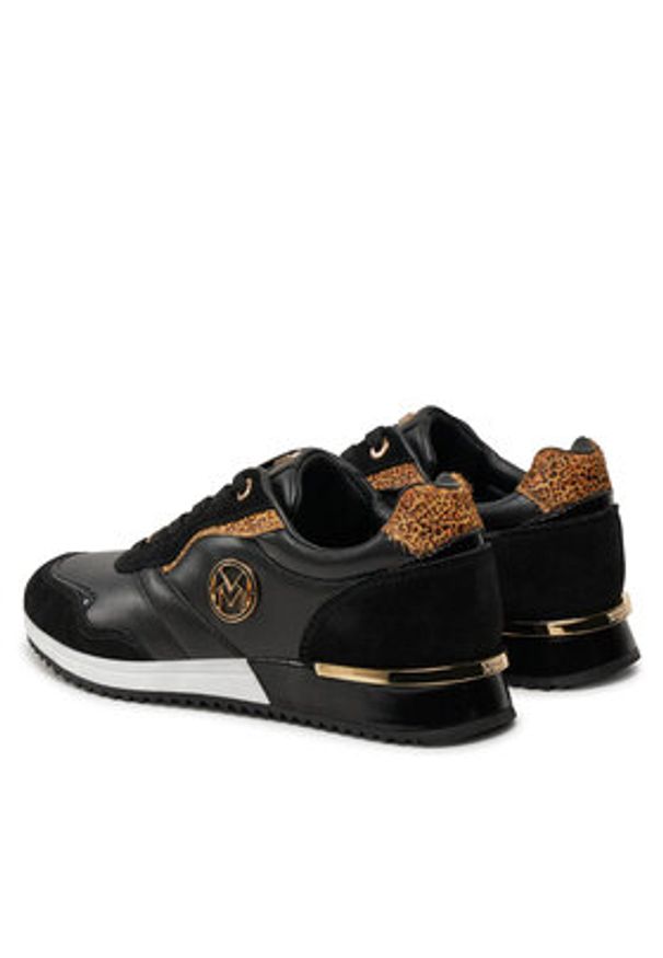 MEXX Półbuty MI001008443W Czarny. Kolor: czarny. Materiał: skóra
