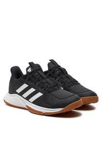 Adidas - adidas Buty halowe Court Flight IE1661 Czarny. Kolor: czarny. Materiał: skóra #6