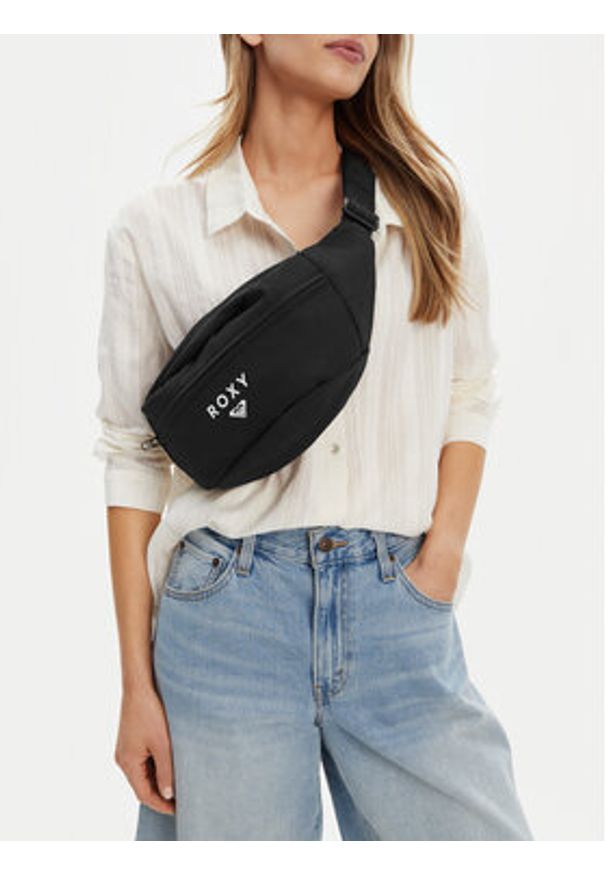 Roxy Saszetka nerka ROXY-M-003-07 Czarny. Kolor: czarny. Materiał: materiał