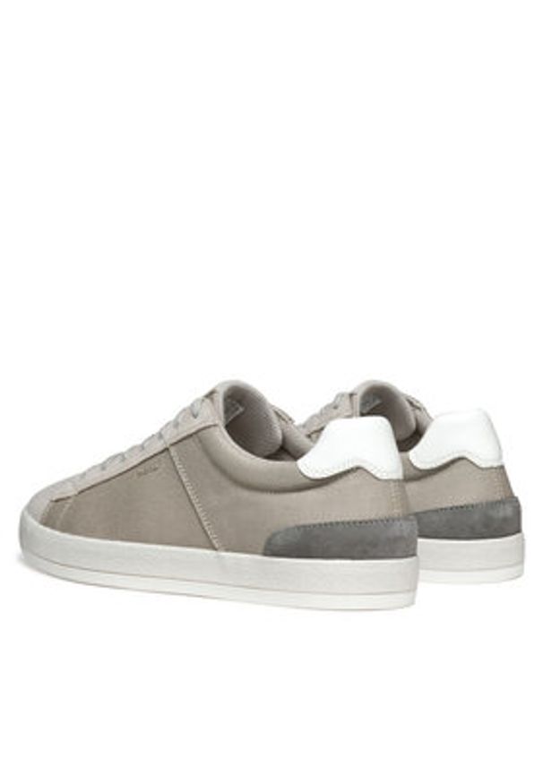 Geox Sneakersy U Serifos U55LSB 01022 C1010 Szary. Kolor: szary. Materiał: zamsz, skóra
