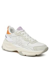 Stuart Weitzman Sneakersy Trainer SH318 Écru. Materiał: materiał #3
