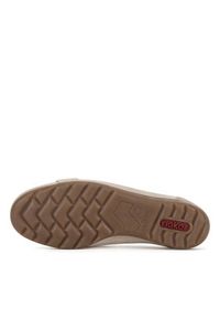 Rieker Baleriny L9360-60 Beżowy. Kolor: beżowy. Materiał: zamsz, skóra #4