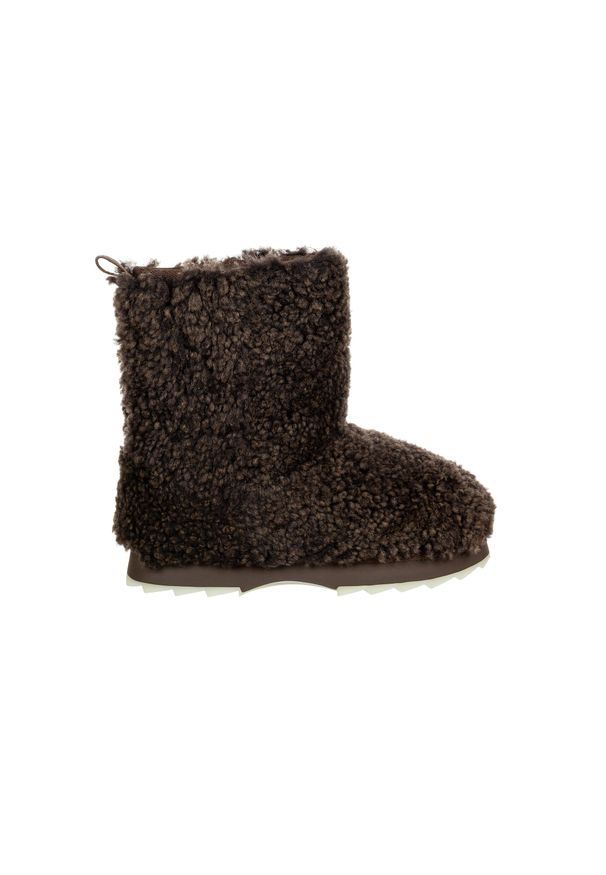 emu - Śniegowce Emu Sharky Lo Teddy Chocolate 119204, Brązowy, Skóra naturalna - 38. Okazja: na co dzień. Kolor: brązowy. Materiał: skóra. Styl: casual, elegancki
