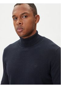 Bugatti Golf 7700-85520D Granatowy Regular Fit. Typ kołnierza: golf. Kolor: niebieski. Materiał: bawełna #2