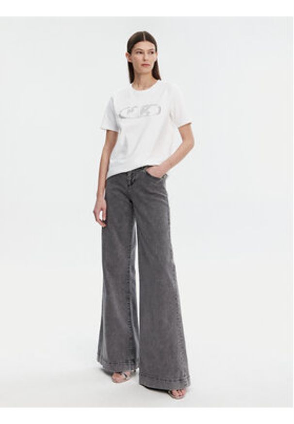 MICHAEL Michael Kors T-Shirt MS551SC2ZU Biały Regular Fit. Kolor: biały. Materiał: bawełna