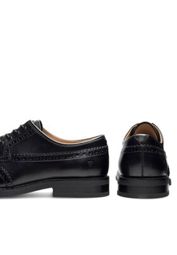 Gino Rossi Półbuty DANTE-02 123AM Czarny. Kolor: czarny. Materiał: skóra