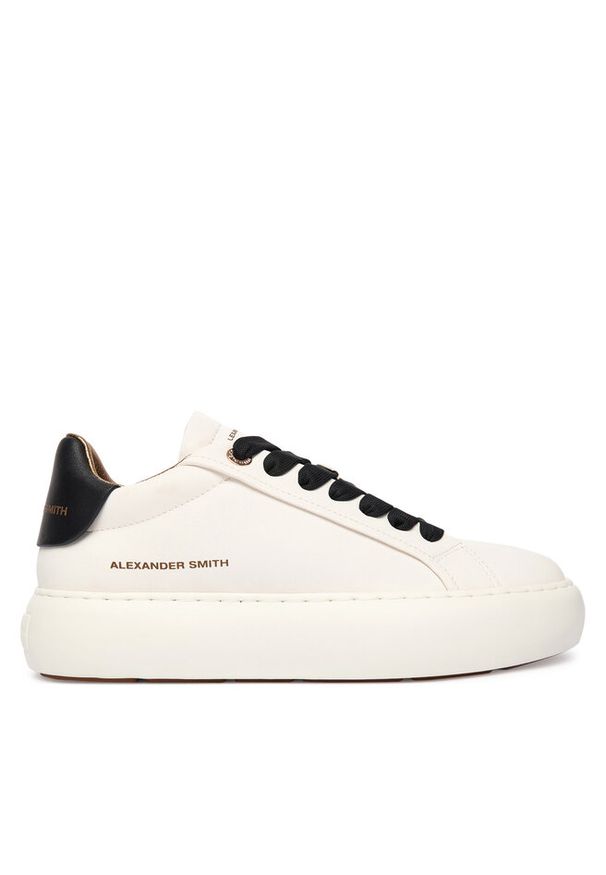 Sneakersy Alexander Smith. Kolor: biały
