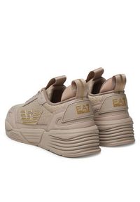 EA7 Emporio Armani Sneakersy X8X221 XK437 R977 Brązowy. Kolor: brązowy. Materiał: skóra #4