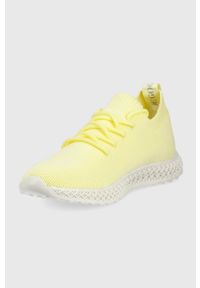 GOE buty kolor żółty. Nosek buta: okrągły. Zapięcie: sznurówki. Kolor: żółty. Materiał: guma #3