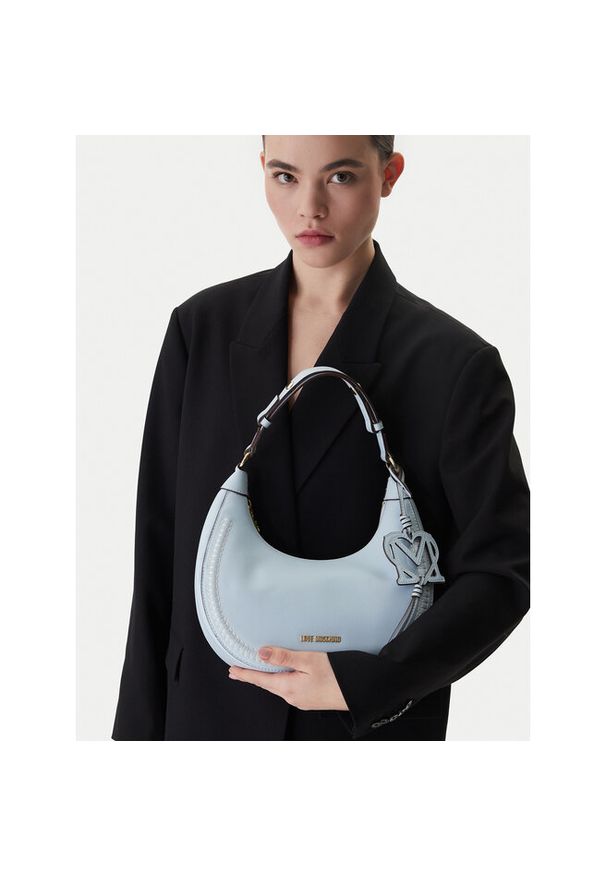 Love Moschino - Torebka LOVE MOSCHINO. Kolor: niebieski