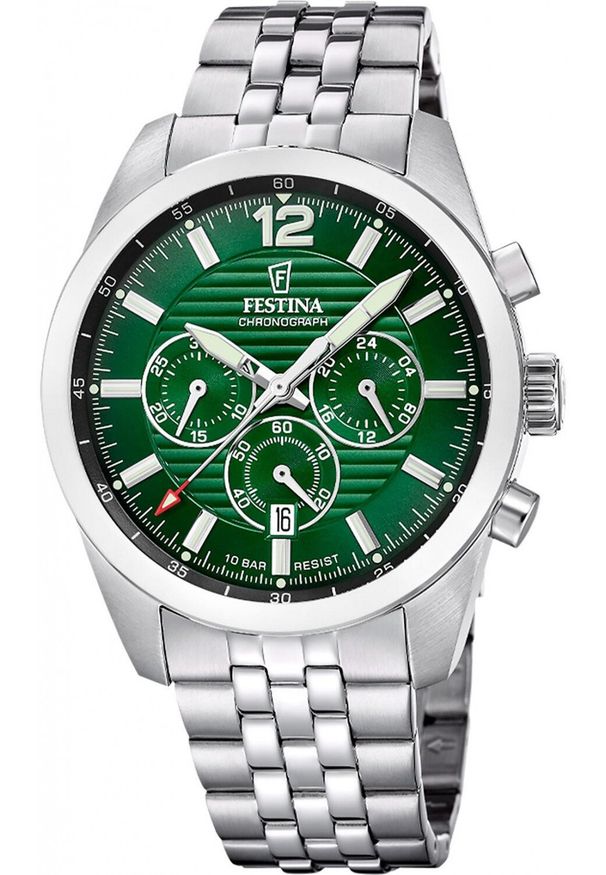 Zegarek męski Festina F20742-5 srebrny. Kolor: srebrny