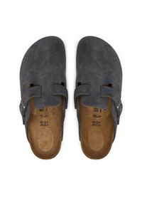 Birkenstock Klapki Canto 1031678 Szary. Kolor: szary. Materiał: skóra, zamsz #5