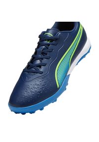 Buty piłkarskie Puma King Match Tt M 107260 02 niebieskie. Kolor: niebieski. Materiał: mikrofibra, guma, materiał. Szerokość cholewki: normalna. Sport: piłka nożna