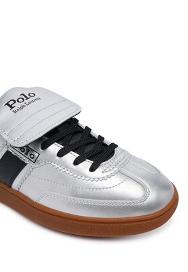 Polo Ralph Lauren Sneakersy Bedford Ft 804P16348001 Srebrny. Kolor: srebrny. Materiał: skóra