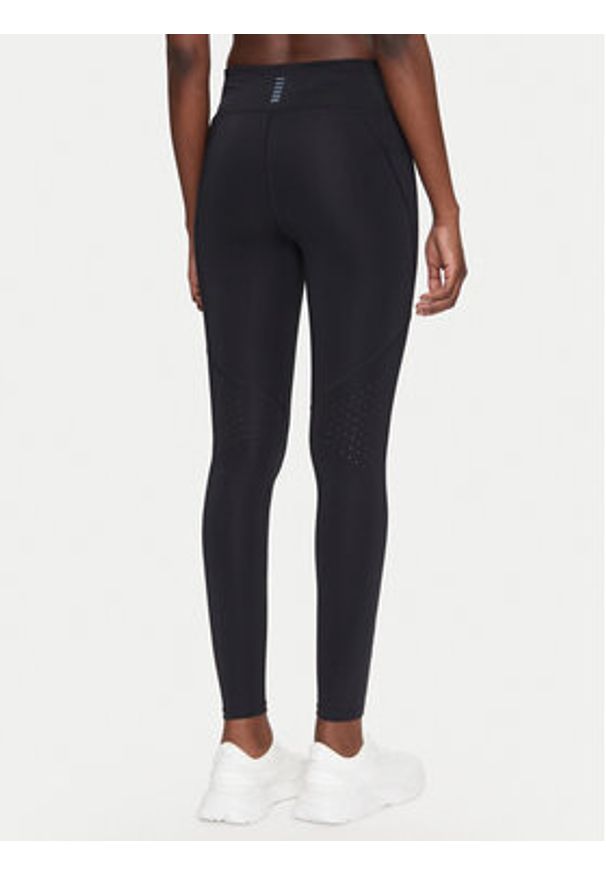 Under Armour Legginsy Launch 1369773 Czarny Slim Fit. Kolor: czarny. Materiał: syntetyk