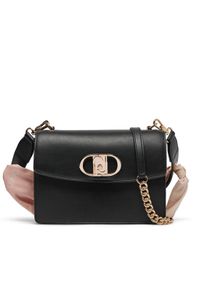 Liu Jo Torebka Ecs M Crossbody AA4103 E0003 Czarny. Kolor: czarny. Materiał: skórzane