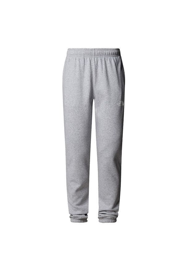 Spodnie damskie The North Face Simple Dome 0A8C1YDYX1 - szare. Kolor: szary. Materiał: bawełna, poliester