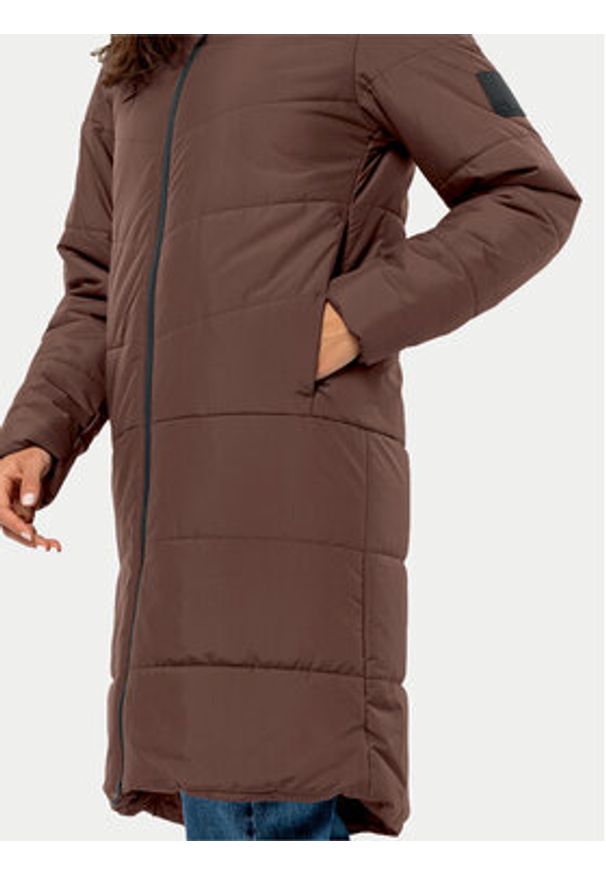 Jack Wolfskin Kurtka zimowa Deutzer Coat 1207501 Bordowy Regular Fit. Kolor: czerwony. Materiał: syntetyk. Sezon: zima