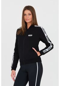 MOSCHINO Czarna damska bluza z lampasami, Rozmiar S. Kolor: czarny #6